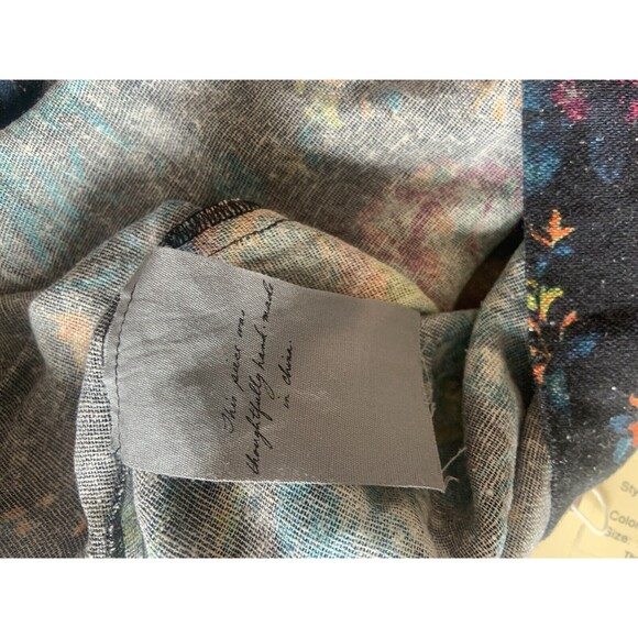 Raquel Allegra Silk Gauze Floral Halter Tank Top in Multi Size 1/S BRAND NEW - Picture 7 of 7